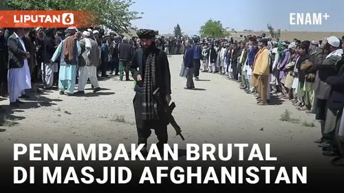 VIDEO: Brutal! 6 Jamaah Tewas Ditembak dalam Masjid Afghanistan