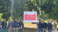 Kementerian Lingkungan Hidup/Badan Pengendalian Lingkungan Hidup menyegel empat tambang nikel di wilayah Raja Ampat, Papua Barat. (Foto: Kementerian LH)