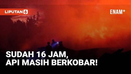 VIDEO: Kebakaran di Bekasi Sudah 16 Jam, Api Belum Juga Padam