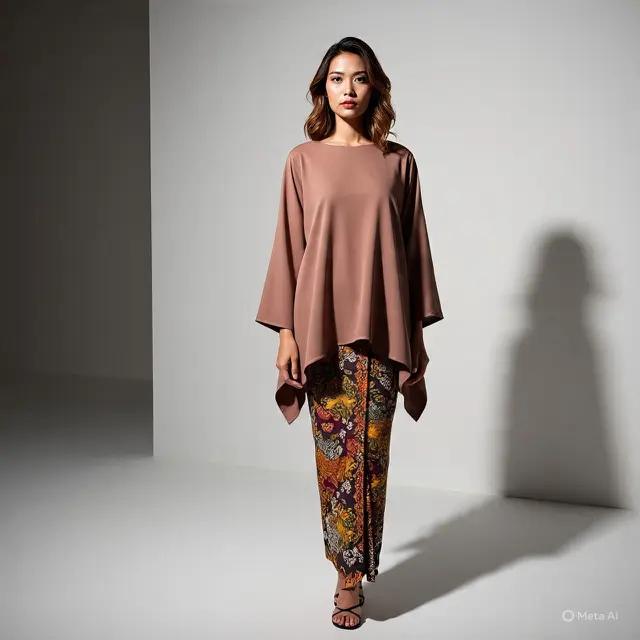 Model Baju Pesta Rok Batik