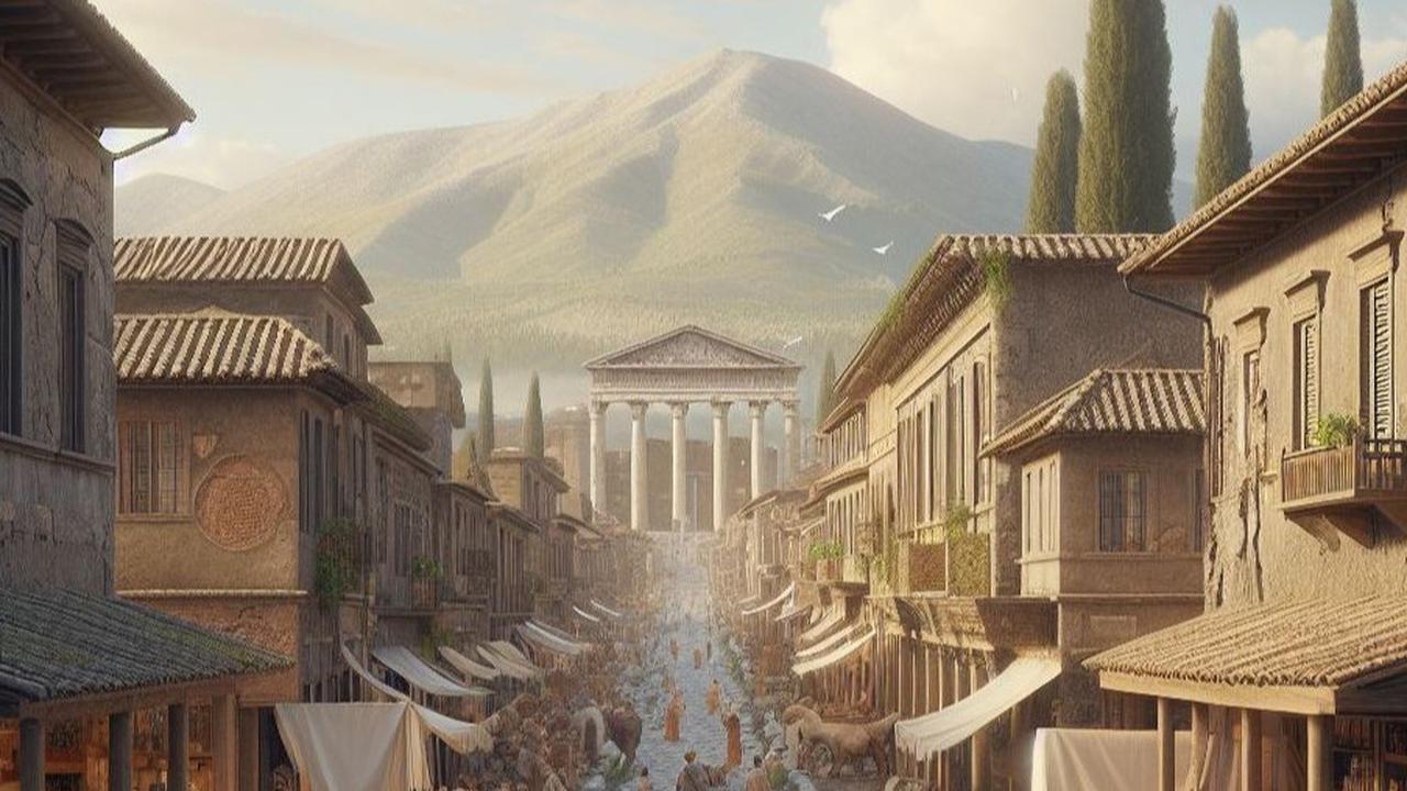 ilustrasi pompeii