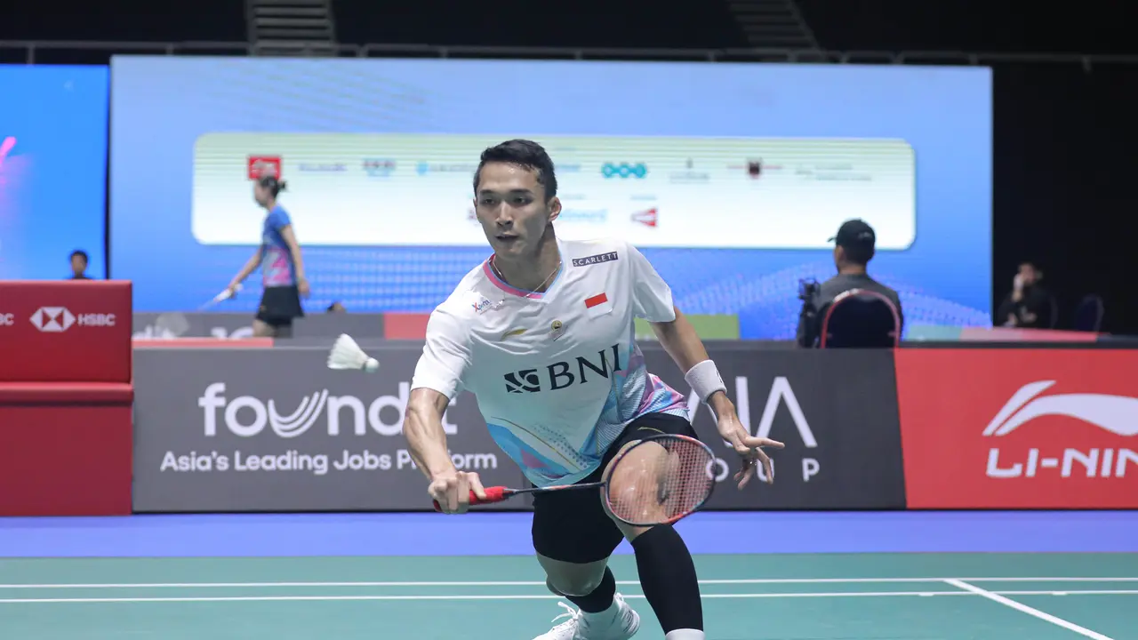 Jonatan Christie - Singapore Open 2024 - Bulu Tangkis
