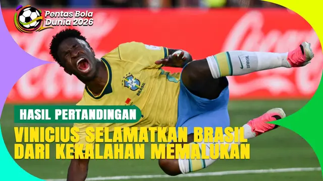Hasil Piala Dunia 2026: Brasil Ditahan Maroko, Vinicius Jadi Penyelamat