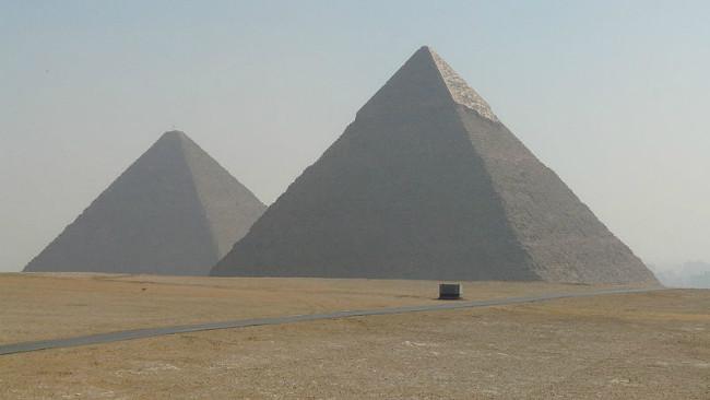 Piramida Giza di Mesir. (Sumber (Wikimedia/Kurohito)