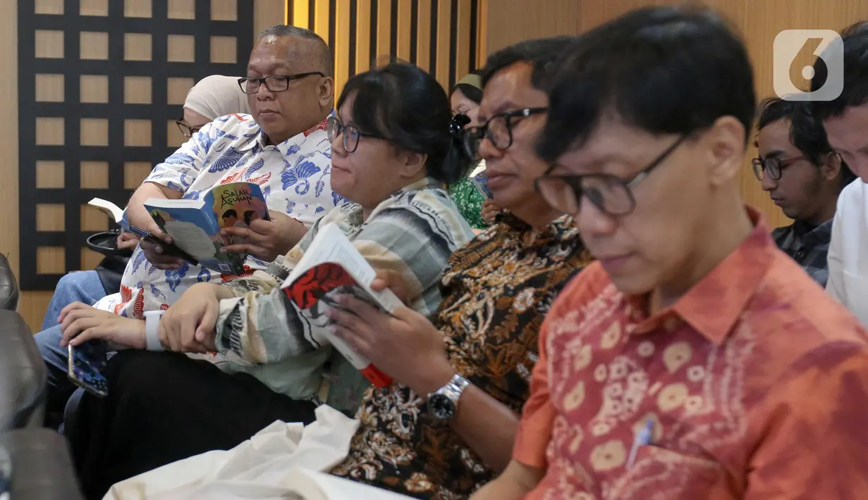 Perayaan ini merupakan hasil kolaborasi antara Kemenekraf dengan Komunitas Baca Buku. (Liputan6.com/Herman Zakharia)