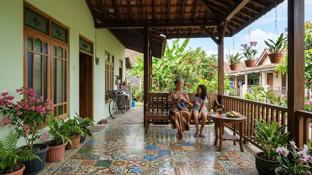 Keramik Motif Abstrak dan Etnik