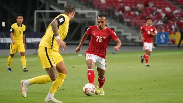 Foto: 6 Pemain Timnas Indonesia dengan Menit Bermain Terbanyak di Fase Grup Piala AFF 2020, Ricky Kambuaya dan Alfeandra Dewangga Sempurna
