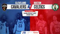 Jadwal NBA, Cleveland Cavaliers vs Boston Centics. (Bola.com/Dody Iryawan)