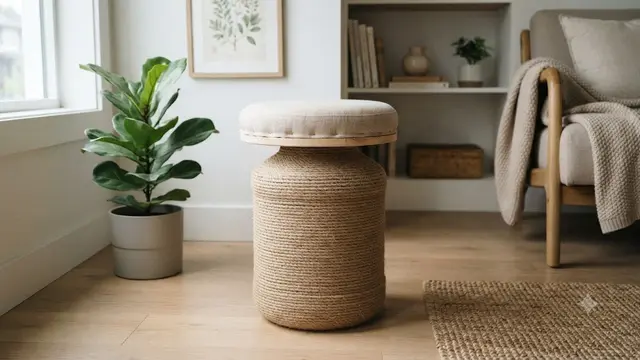 Kursi Stool Minimalis dengan Bantalan Duduk