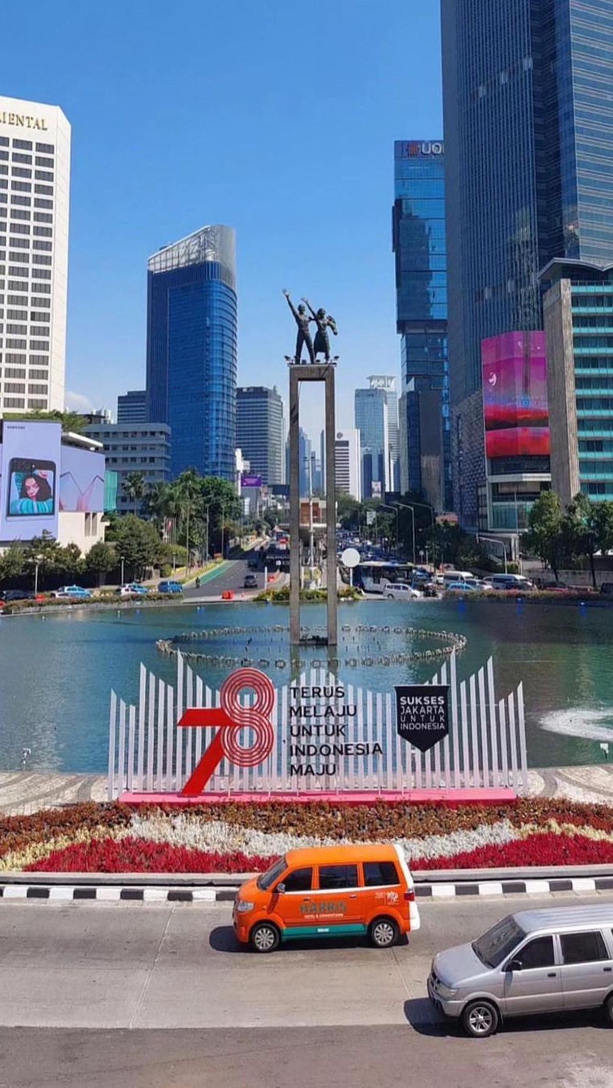 Langit di Jakarta mulai terlihat cerah dalam dua hari terakhir, setelah beberapa waktu ditutupi polusi udara.&nbsp;<br>