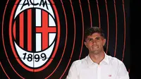 Christian Pulisic saat diumumkan menjadi pemain AC Milan. (Doc AC Milan)