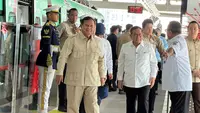 Prabowo Jajal LRT Kelapa Gading-Manggarai, Didampingi Pramono