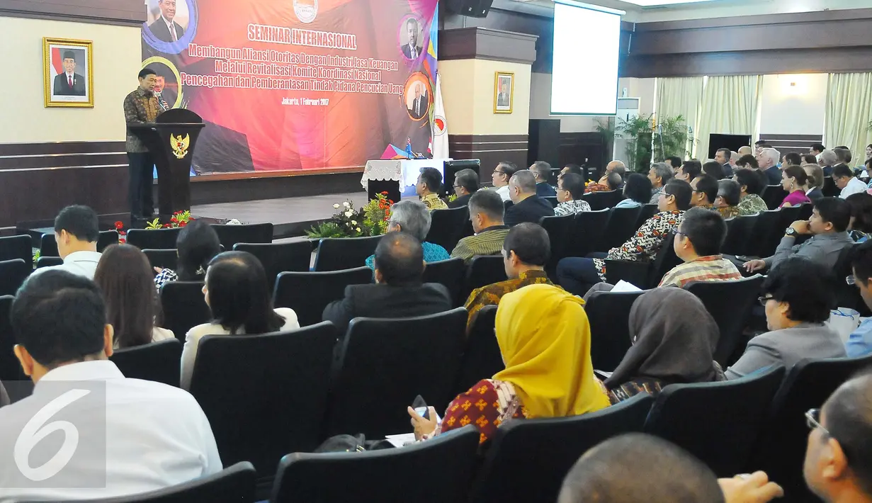 Suasana kerja sama PPATK dan AUSTRAC di Jakarta, Rabu (1/2). Kerjasama tersebut membangun dan menegakkan rezim anti pencucian uang dan pendanaan terorisme yang efektif dan efesien. (Liputan6.com/Angga Yuniar)
