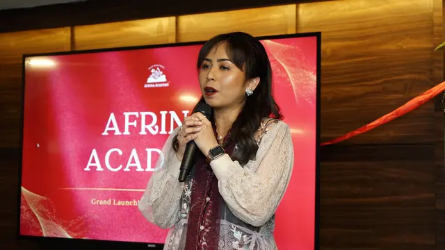 Grand Launching sekaligus Press Conference dalam rangka meresmikan foundation Afrina Academy,