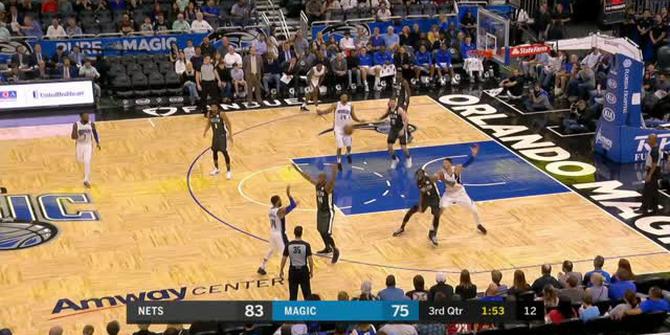 VIDEO : Cuplikan Pertandingan NBA, Nets 111 vs Magic 104