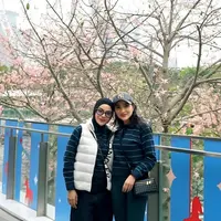 Ashanty dan Aurel Hermansyah saat Liburan Akhir Tahun di China. [@aurelie.hermansyah]