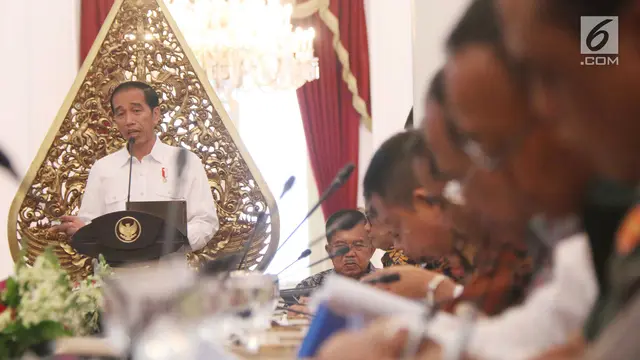Pimpin Sidang Kabinet, Jokowi Bahas Momentum Kepercayaan Internasional Terhadap Indonesia