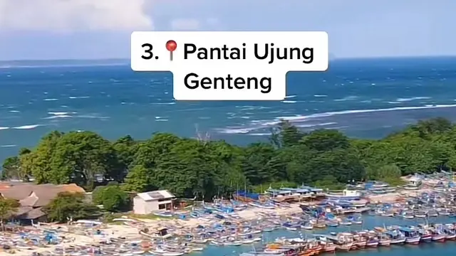 Pantai Ujung Genteng di Sukabumi Jawa Barat