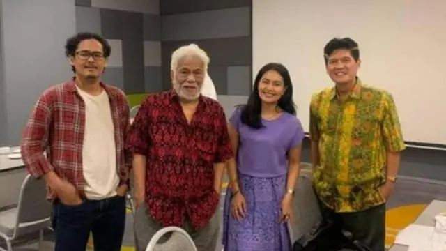 Lola Amaria saat bertemu Remy Silado