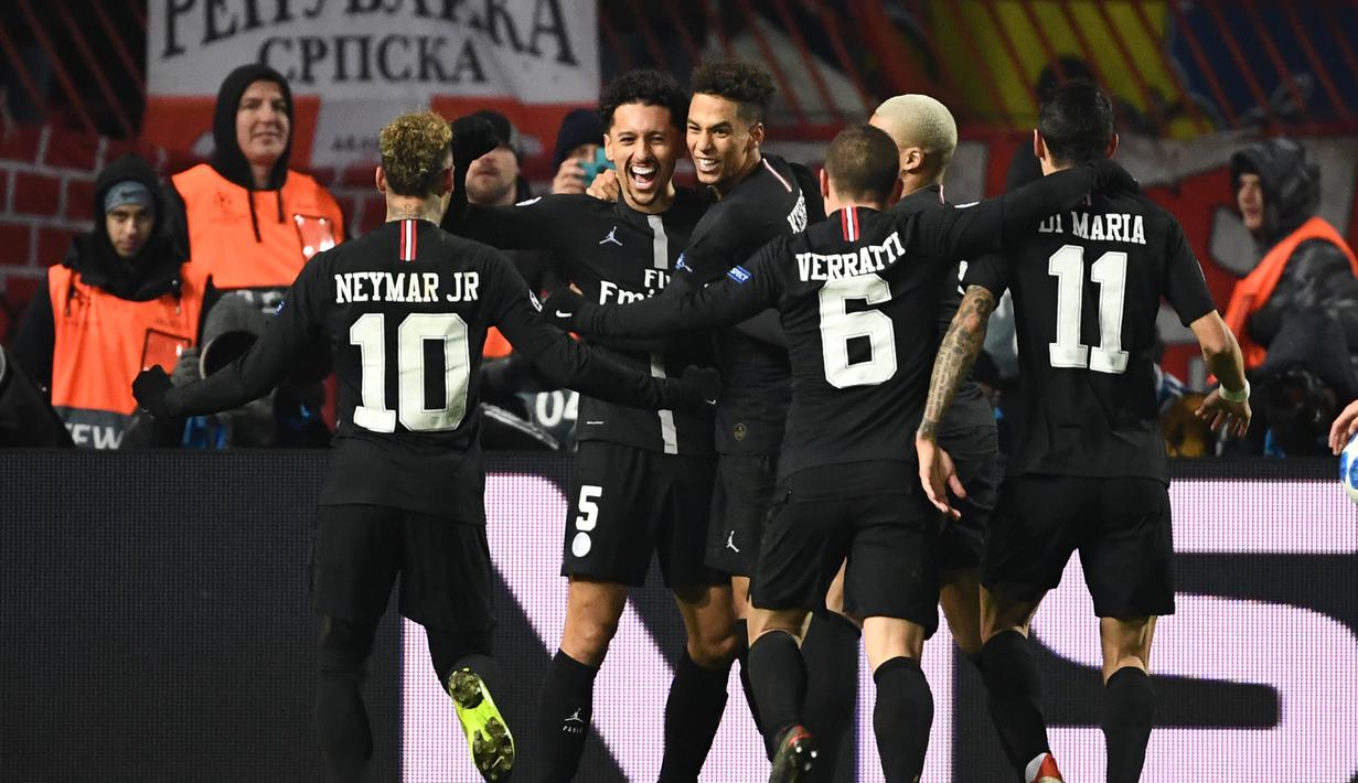 3. Paris Saint Germain - Seperti biasanya, klasemen Ligue 1 akan dipuncaki oleh tim kaya PSG. Berisikan pemain bintang membuat PSG begitu nyaman di puncak. (AFP/Franck Fife)