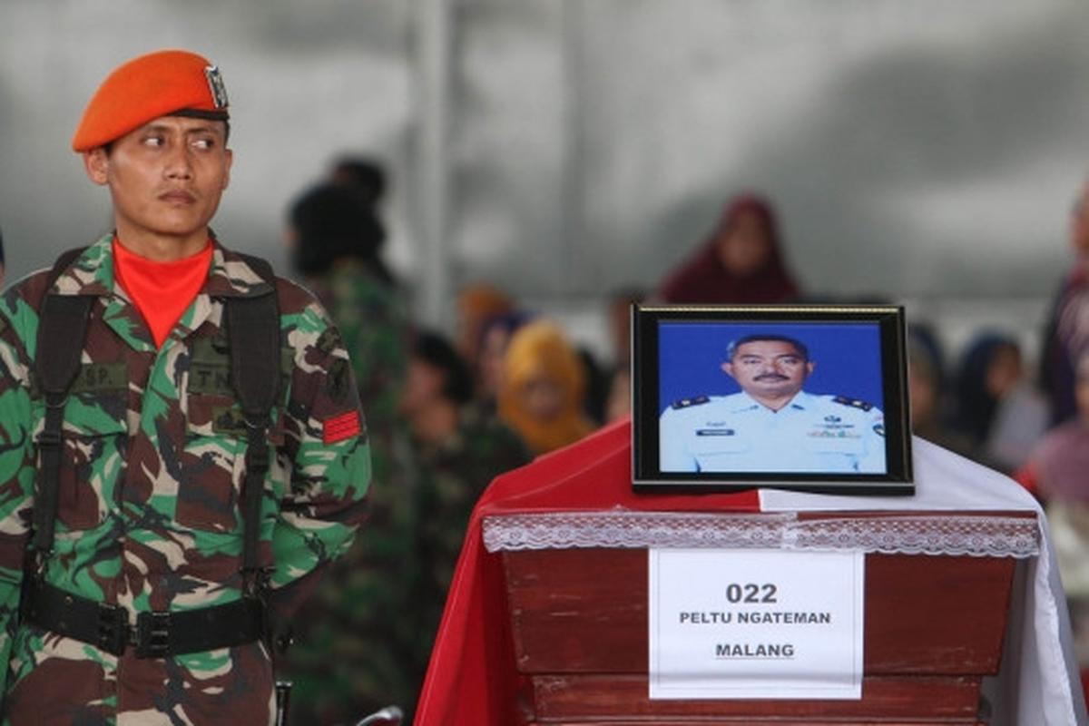 Jenazah korban Hercules jatuh di Medan dipulangkan