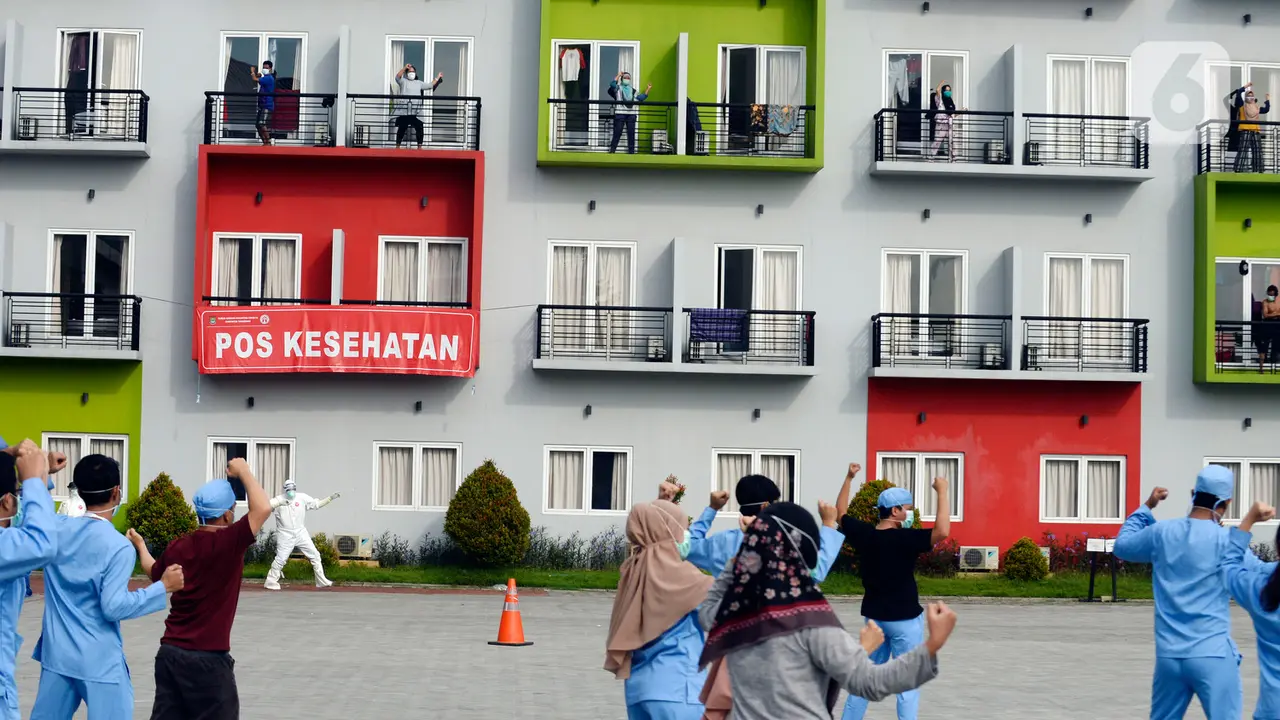 Aktivitas Senam Pasien OTG Covid-19