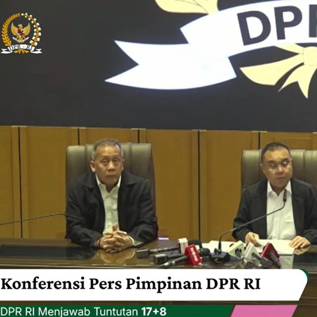 DPR Jawab 17+8 Tuntutan Rakyat