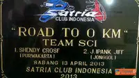 Satria Club Indonesia Napak Tilas ke Titik 0 Sabang