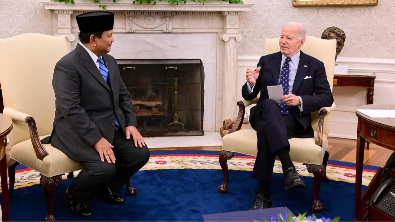 Prabowo Bicara Empat dengan Joe Biden, Bahas Situasi Gaza hingga Laut China Selatan