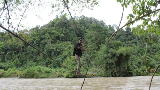 Jembatan Kabel di Aceh Viral Plt Gubernur Malah 