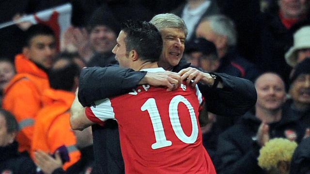 Robin van Persie dan Arsene Wenger
