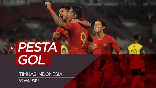Berita video catatan pertandingan uji coba antara Timnas Indonesia melawan Vanuatu yang berakhir dengan skor 6-0, di mana Beto Goncalves menyumbang 4 gol, di Stadion Utama Gelora Bung Karno (SUGBK), Senayan, Sabtu (15/6/2019).