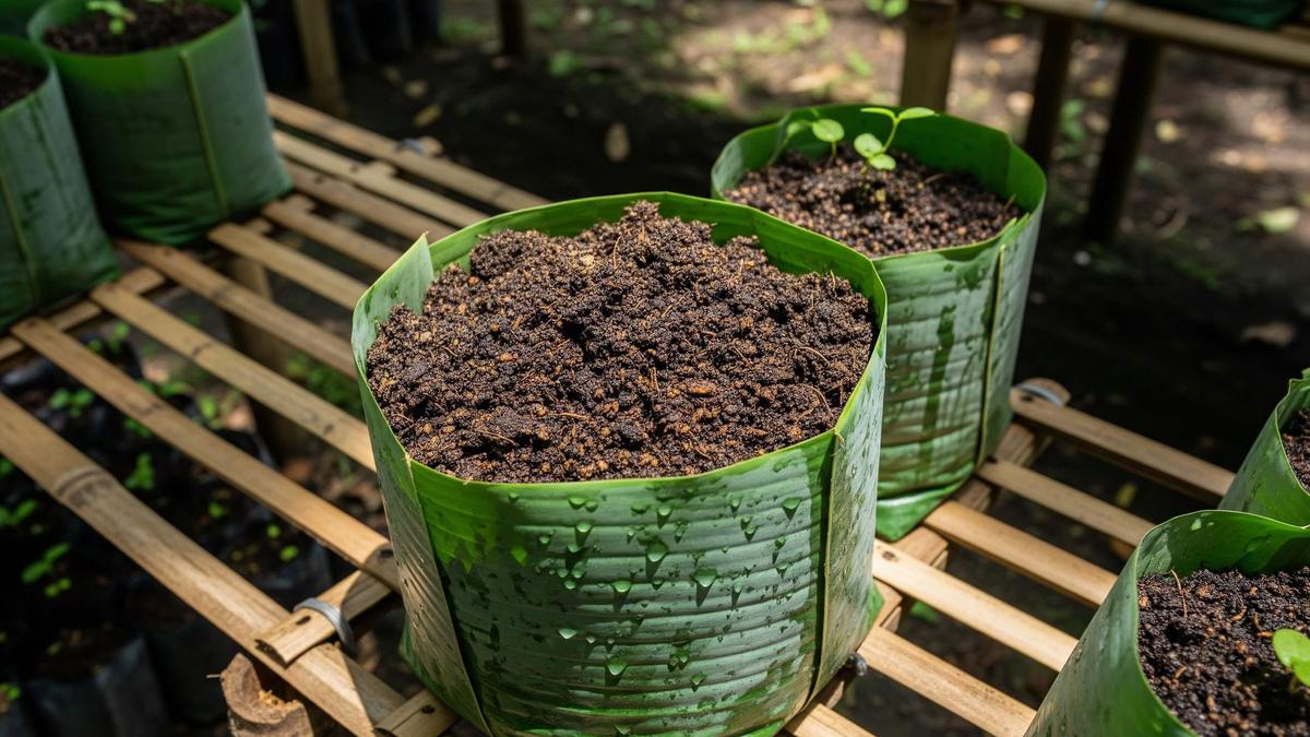 Cara Buat Polybag dari Daun Pisang, 7 Langkah Hemat dan Ramah Lingkungan