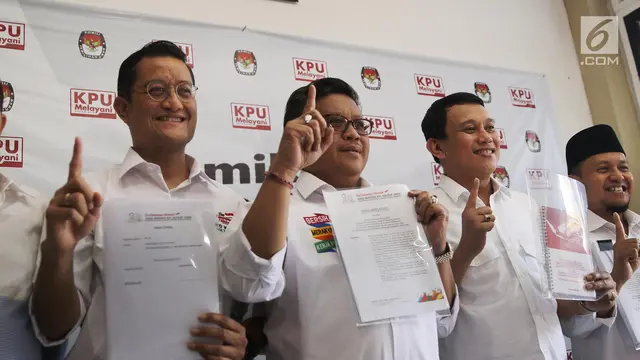 Lapor Dana Kampanye, Sekjen Partai Koalisi Jokowi - Ma'ruf Sambangi KPU