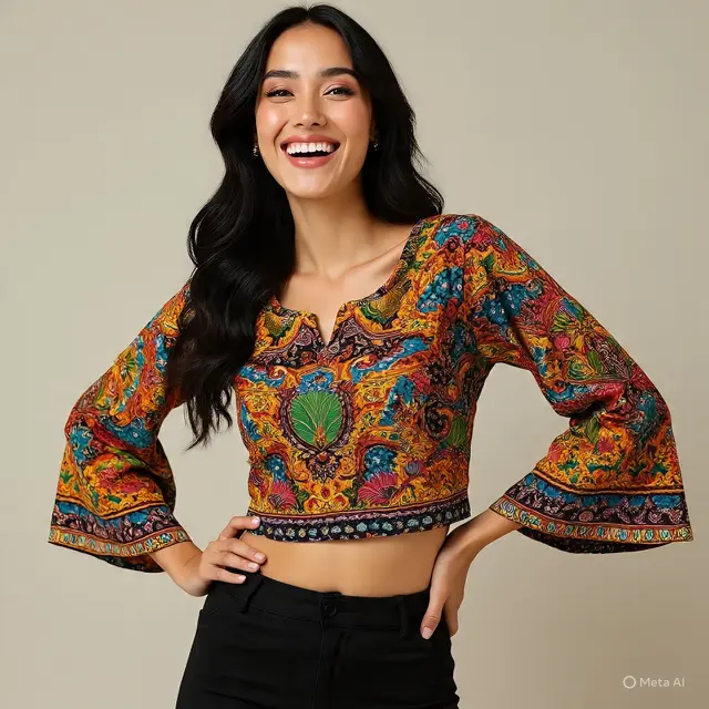 Atasan Batik Pesta Wanita