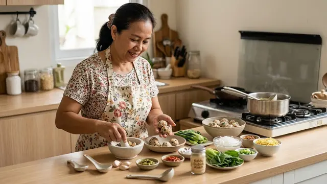 Resep Bakso Sayur Ayam