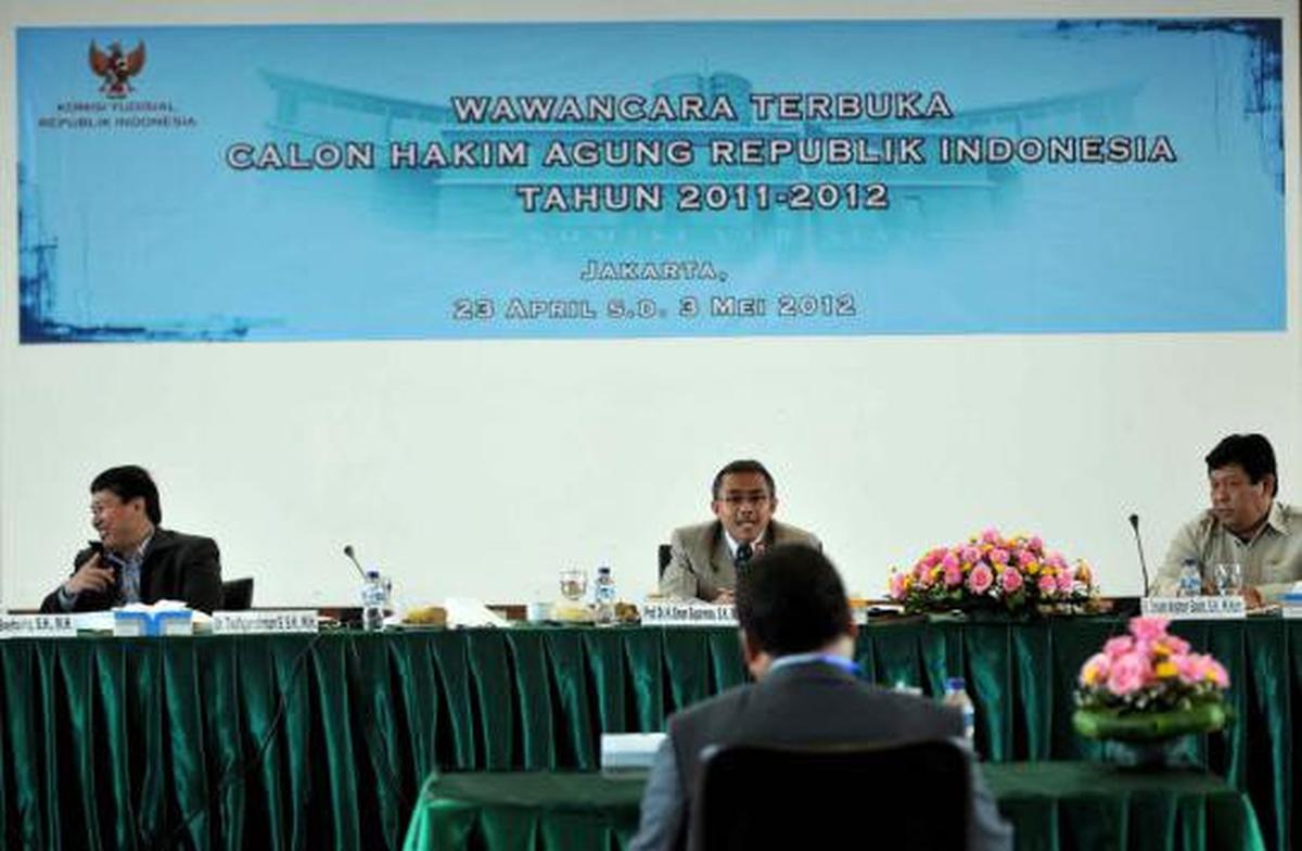 45 Calon hakim agung jalani tes wawancara