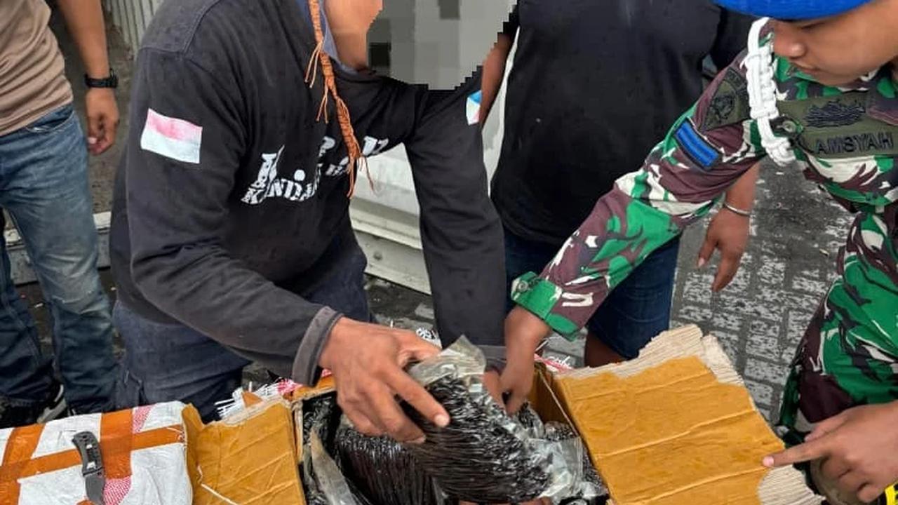 TNI AL dan Bea Cukai Gagalkan Penyelundupan Barang Ilegal di Jayapura