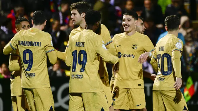 Foto: Barcelona Pesta Gol atas Ceuta, Real Madrid Susah Payang Taklukkan Villarreal di Copa del Rey