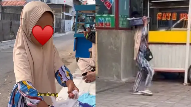 Anak Penjual Gemblong dan Donat Viral