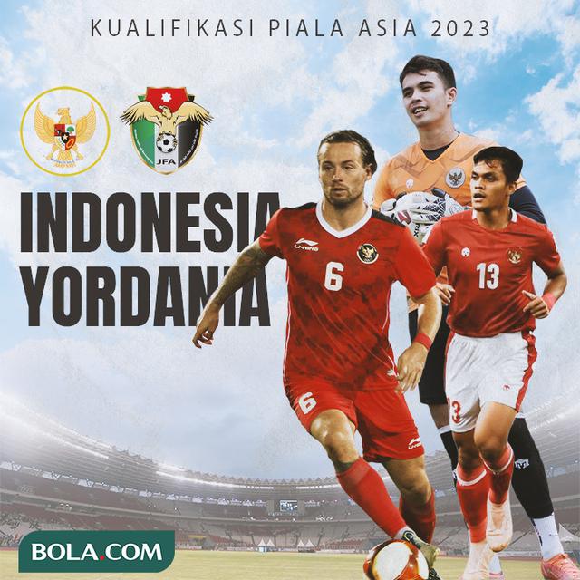 Kualifikasi Piala Asia 2023 - 3 Pemain Timnas buat perbedaan lawan Yordania