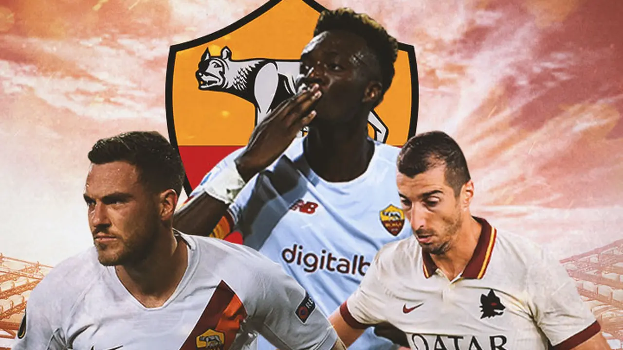 AS Roma - Jordan Veretout, Tammy Abraham, Henrikh Mkhitaryan