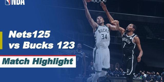 VIDEO: Highlights NBA, Brooklyn Nets Kalahkan Milwaukee Bucks Berkat James Harden dan Kevin Durant