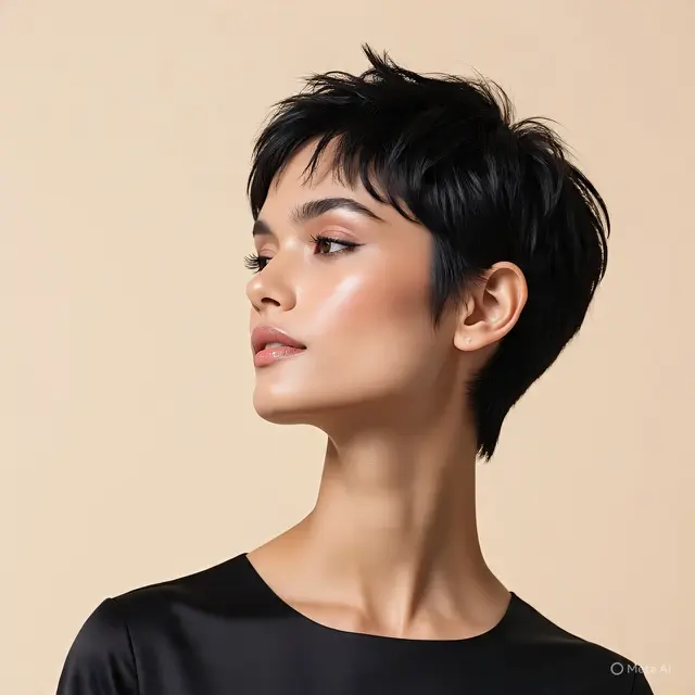 Model Potongan Rambut untuk Wajah Kecil Mungil (Foto: Meta AI)
