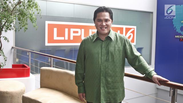 Safari Media, Erick Thohir Sambangi Kantor Liputan 6