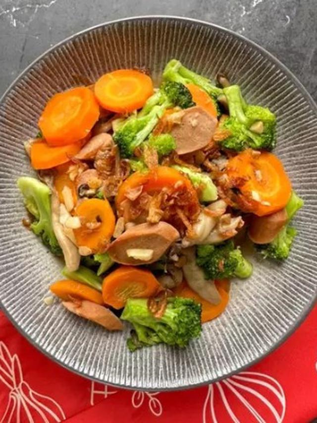 Tumis Jamur Shimeji Sayuran