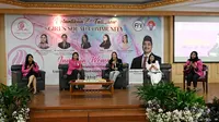 Organisasi masyarakat Girl's squad community mengadakan pelantikan yang dilanjutkan talkshow dengan tema "Invest In Women: Peran dan Tantangan Perempuan untuk Indonesia Emas 2045" (Istimewa)