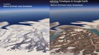 7 Bukti Nyata Perubahan Iklim di Google Earth, Beda Banget (Sumber: Google Earth)