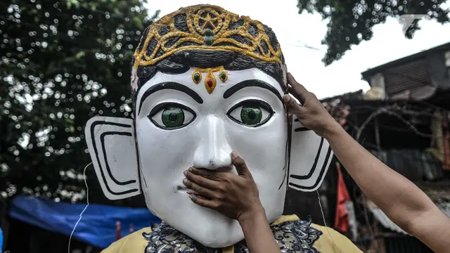 FOTO: Seniman Ondel-Ondel Ibu Kota Terdampak Pandemi COVID-19