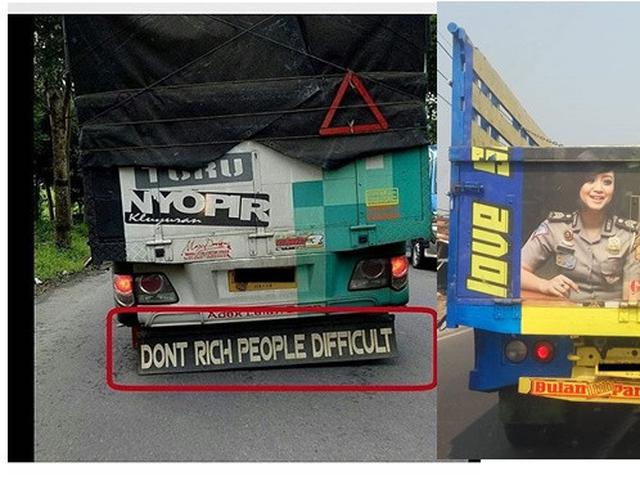 8 Tulisan Di Truk Ini Kocak Sekaligus Nyeleneh Bikin Senyum Senyum Sendiri Hot Liputan6 Com